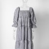 Ruffle Square Neck Puff Sleeve Beach Party Dress - Image 9