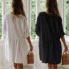Button Pocket Beachwear Cover Up - Image 5