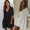 Button Pocket Beachwear Cover Up - Image 6