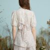 Floral Print Layered Open Back Knotted Adjustable Strap Jumpsuit - Image 5