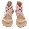 Cross Strap Ankle Sandals - Image 4