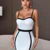 Sexy Spaghetti Strap Sleeveles Party Bodycon Dress - Image 2