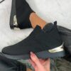 Slip on Wedge Shoes Round Toes Textured Soles - Image 4