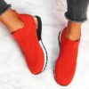 Slip on Wedge Shoes Round Toes Textured Soles - Image 6