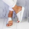 Slip-On Style Open-Toed Sandals Rubberized Soles - Image 5