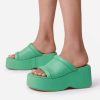 High Heels Slippers Thick Sole Peep Toe Slides - Image 3