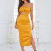 Strapless Zipper Sleeveless Semi Formal Dress - Image 5