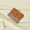 Retro Contrast Color Multi-Functional Short Wallet - Image 2