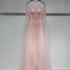 Elegant Long Sleeves A-Line Beaded Wedding Dress - Image 2