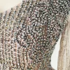 Luxury Full Lace Crystal Wedding Party Maxi Dresses - Image 13