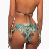 Lycra Luxury Metal Thong Push Up Bathing Suit - Image 2