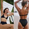 Sexy Swimsuit Solid Swiming Suit For Small Chest Woman Biquini Mulher Womens Swim Wear Bathing - Image 3