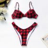 Summer Lattice Female Bikini Women Swimwear Push Up Bikini Set - Image 4