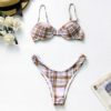 Summer Lattice Female Bikini Women Swimwear Push Up Bikini Set - Image 5