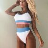 Trendy High Waist Bikini Set Push Up Bathers Bathing Suits - Image 2