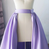 Elegant Mermaid One Shoulder Satin Evening Party Dress - Image 6