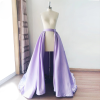 Elegant Mermaid One Shoulder Satin Evening Party Dress - Image 7
