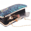 Peacock Sequins Beading Clutch Bags Glitter Women in Evening Bags Rhinestone Hasp Sac Main Femme Lady's Handbag Purse Crossbody - Image 3
