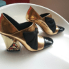 Pointed Toe Chunky Heels Women's Shoes Thick Heel Mixed Colors High -Heeled Pumps - Image 4