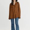 Elegant Satin Butterfly Button Office Loose Shirt - Image 5