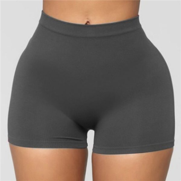 Newly Women Shorts Fashion Solid Color Slim Skinny Shorts Casual High Waist Shorts For Female Plus Size - Image 5