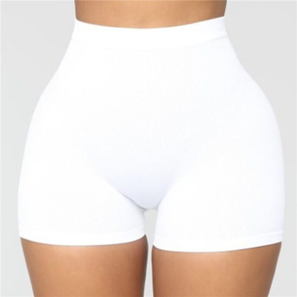 Newly Women Shorts Fashion Solid Color Slim Skinny Shorts Casual High Waist Shorts For Female Plus Size - Image 4