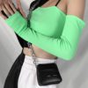 Patchwork E-girl Style Gothic Blocking Hip Hop Hollow Out Backless Top - Image 3