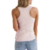 Pure Color Buttons Sleeveless Vest T-shirt - Image 3