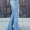 Bootcut Jeans For Women Ripped Cotton Raw Edge Bottoms - Image 3