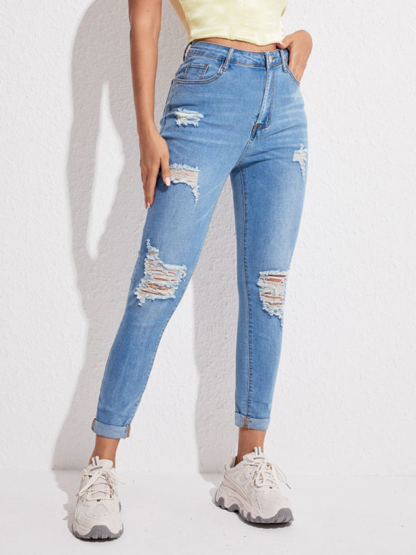 Woman Jeans Cowboy Bottoms