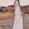 Boho Wedding Dress With Court Train White Jewel Neck Long Sleeve Lace Bridal Dress Long Hippie Bridal Gowns Free Customization - Image 8