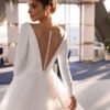 Short Wedding Dresses Long Sleeves A-Line Tea-Length Bridal Dresses - Image 3