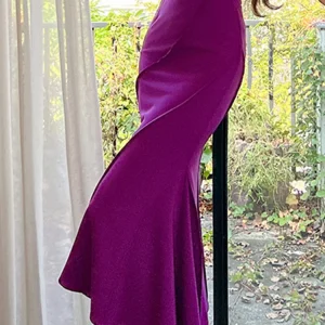 Wrap Hip Fishtail Long Skirts Elegant Chic Solid Package Hip Midi Skirt