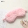 Comfortable Sleep Mask Super Soft Adjustable Rabbit Plush Eye Masks for Sleeping Shift Work Naps - Image 6