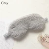 Comfortable Sleep Mask Super Soft Adjustable Rabbit Plush Eye Masks for Sleeping Shift Work Naps - Image 5