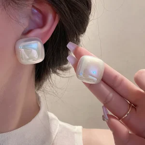 New Cool Style Jewelry Wedding Gifts Big Square Earring