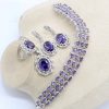 Bracelet Earrings Necklace Pendant Ring Natural Jewelry Set
