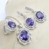 Bracelet Earrings Necklace Pendant Ring Natural Jewelry Set - Image 5