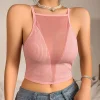 Casual Backless Ribbed Brassiere Comfortable Tanks Top - Image 10