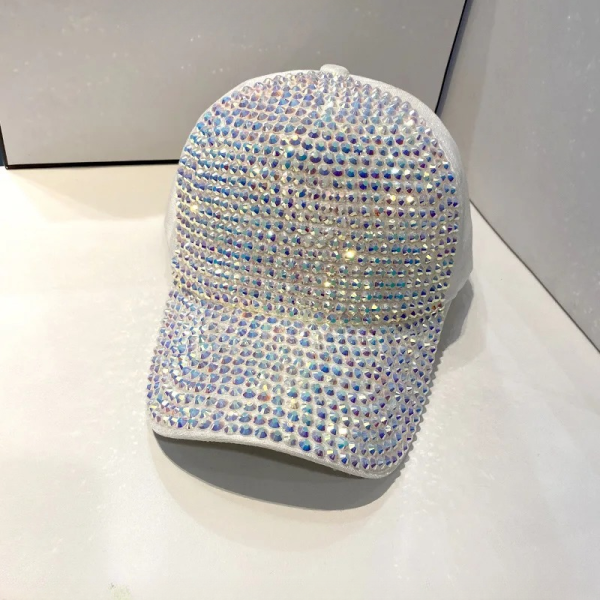 Casual Rhinestone Acrylic Baseball Street Hiphop Hats