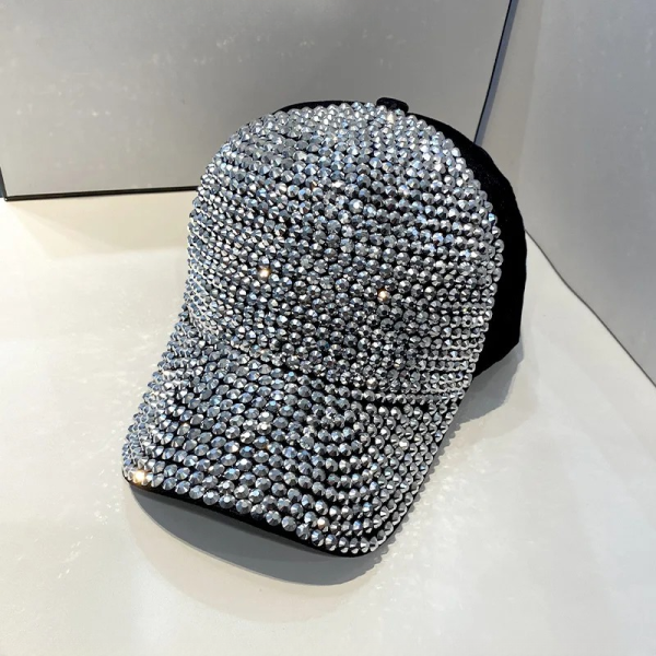 Casual Rhinestone Acrylic Baseball Street Hiphop Hats - Image 4