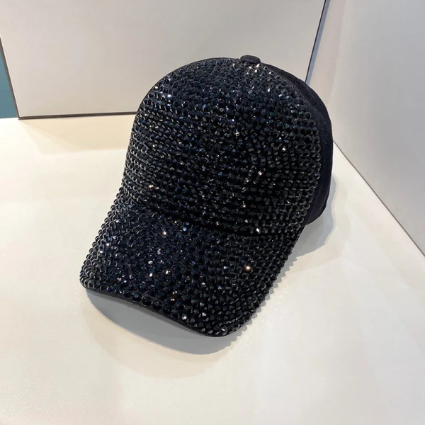 Casual Rhinestone Acrylic Baseball Street Hiphop Hats - Image 9