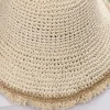 Casual Straw Panamas UV Protection Sun Visor Beach Hat - Image 6