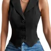 Casual Style Turn-down Collar Outerwear And Coats Type Top - Image 8