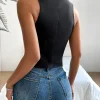 Casual Style Turn-down Collar Outerwear And Coats Type Top - Image 11