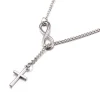 Cross Infinity Pendant Chain Party Necklace - Image 2