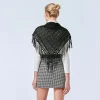 Elegant Knitted Tassels Hollow Triangle Air-conditioned Room Simple Scarf - Image 7