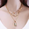 Elegant Zinc Alloy Near Round Pearl Chain Necklace Jewelry - Image 7