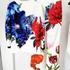 Formal Single Button Gorgeous Floral Printed Blazer And Pants Designer Suit Set - Image 4