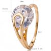 Gold Diamond Round Rings - Image 2